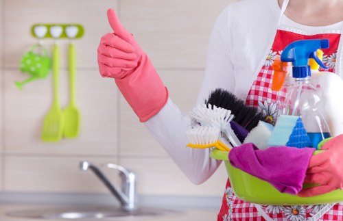 Cleaning a period-style Brompton property with careful attention to detail